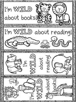 Wild about school coloring pages and bookmarks free printable bookmarks templates free printable bookmarks school bookmarks