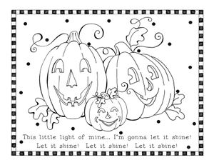 Let it shine coloring page free halloween coloring pages christian halloween halloween coloring pages