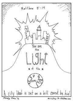 Shining gods light free coloring page