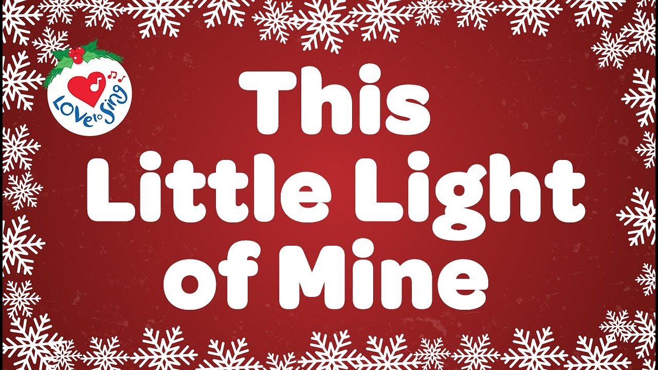 This little light of mine with lyrics