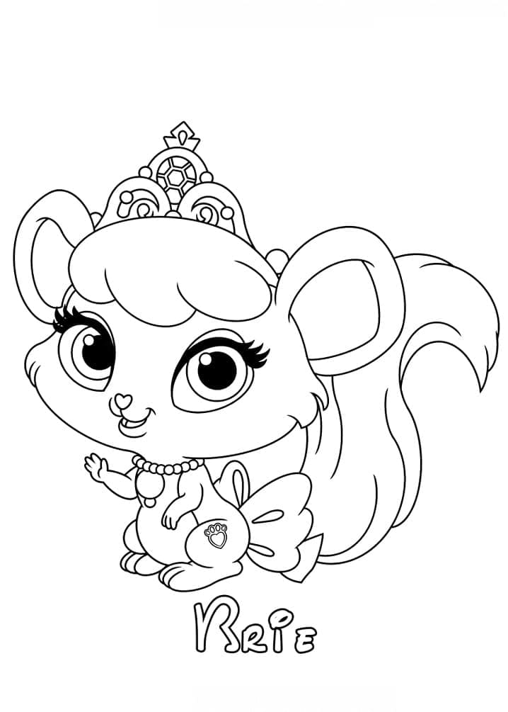 Thistleblossom from palace pets coloring page