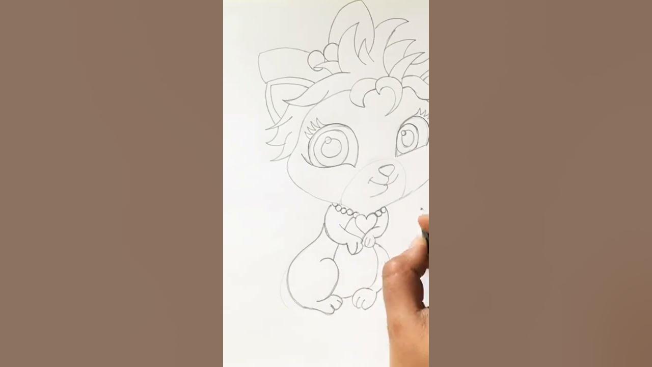 How to draw thistle blossom the hedgehog snow whites pet from disney