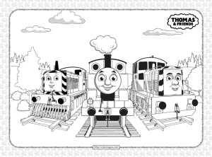 Thomas and friends coloring pages