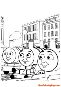 Thomas and friends coloring pages