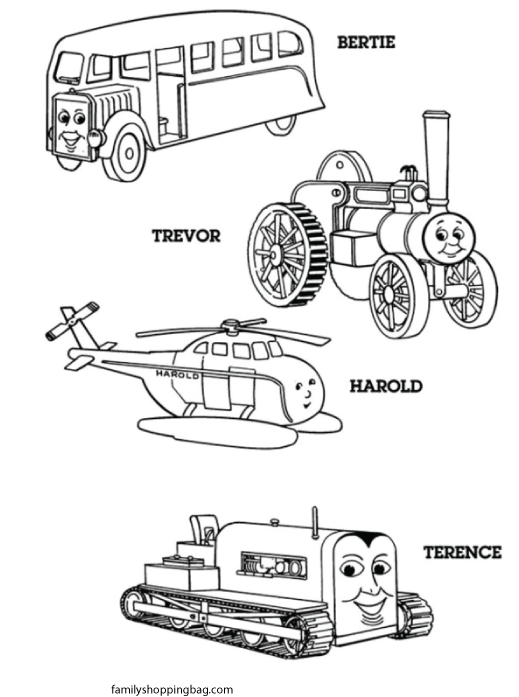 Free printable thomas the tank engine coloring pages and more lil shannie