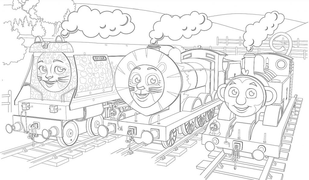 Thomas train friends coloring pages â having fun with children