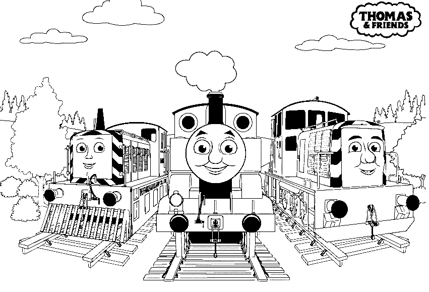 Thomas and friends coloring pages