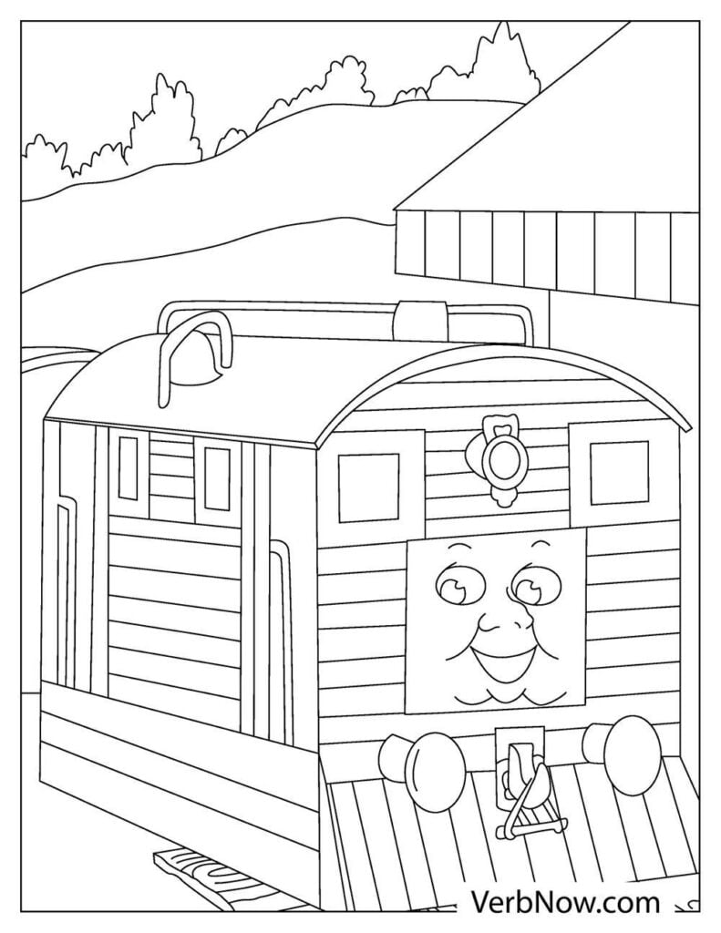 Free thomas the train coloring pages book for download printable