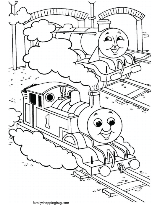 Thomas tank color page