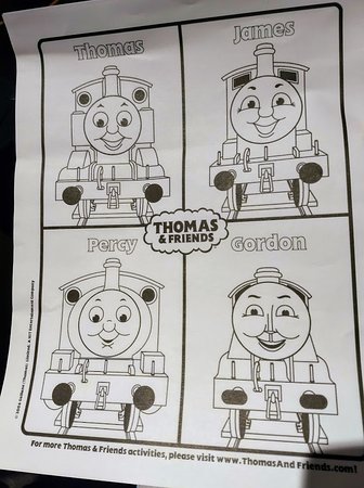 Thomas the tank coloring page