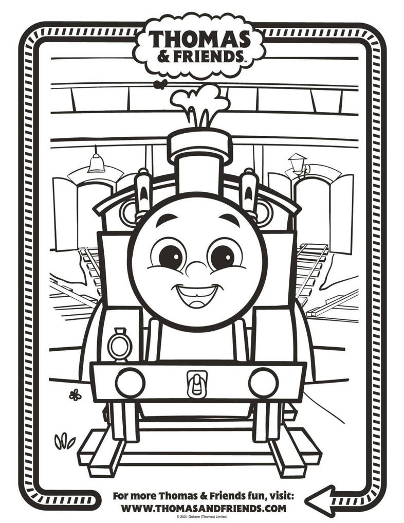 Thomas coloring page by jackset on