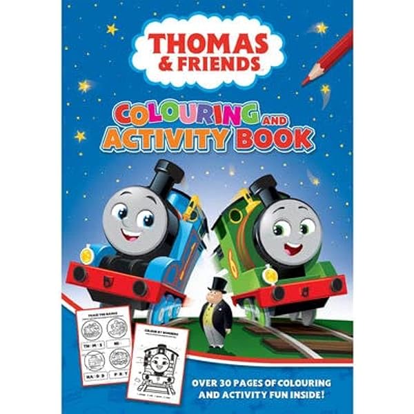 Thomas the tank engine and friends loring book premium illustration pages to lor with one sided loring pages about characters and inic scenes for kids toddlers fagripi books