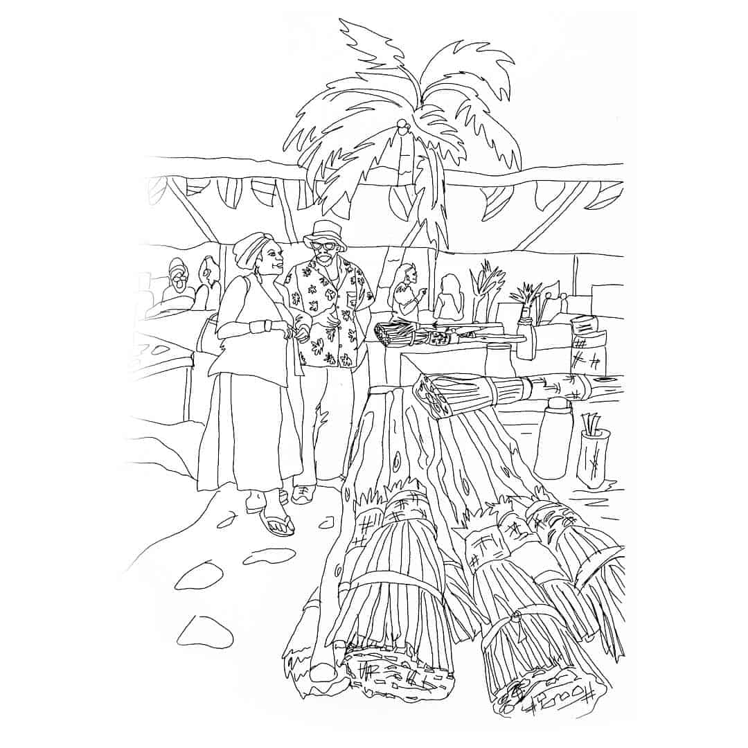 Color st thomas usvi coloring book