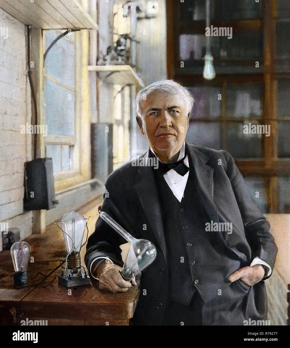 Thomas edison light bulb hi