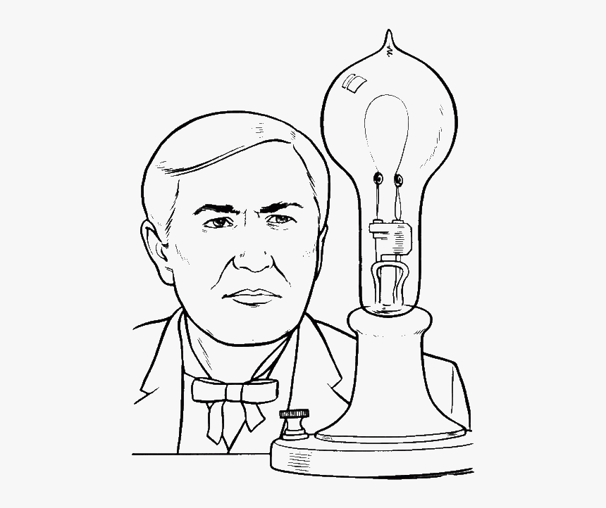 Easy to draw thomas edison hd png download transparent png image