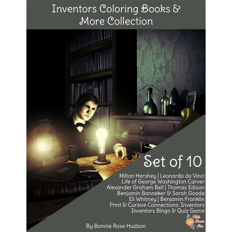 Inventors coloring book more collection ages