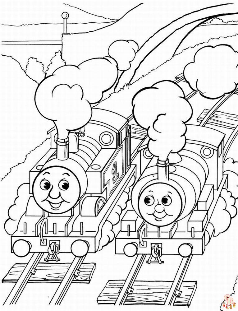Discover the best thomas and friends coloring pages
