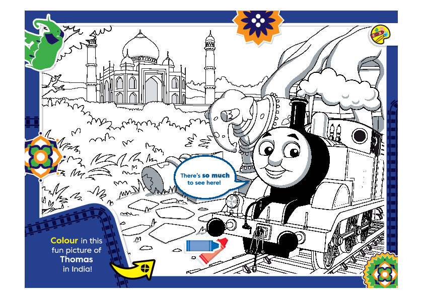 Thomas friends magazine louring sheet