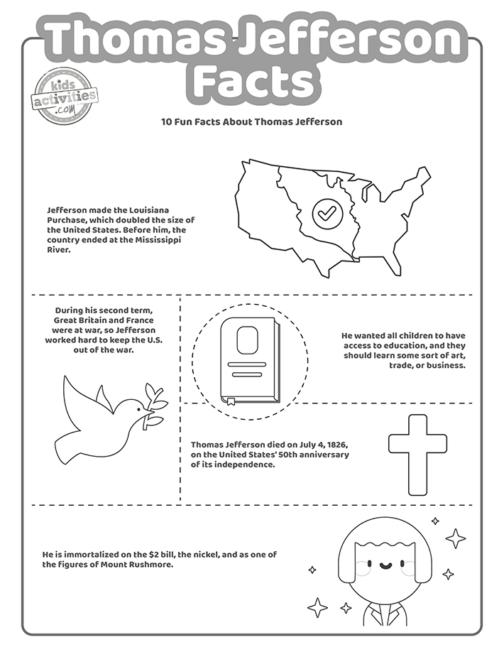 Interesting thomas jefferson facts you didnt know about you didnt know about kids activities blog