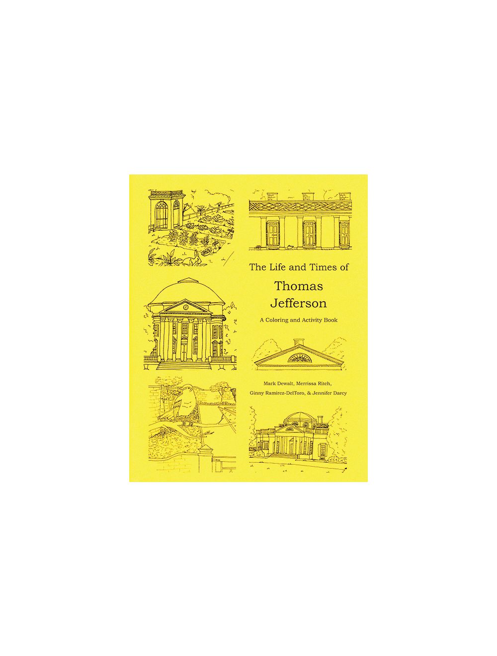 Thomas jefferson coloring and activity book