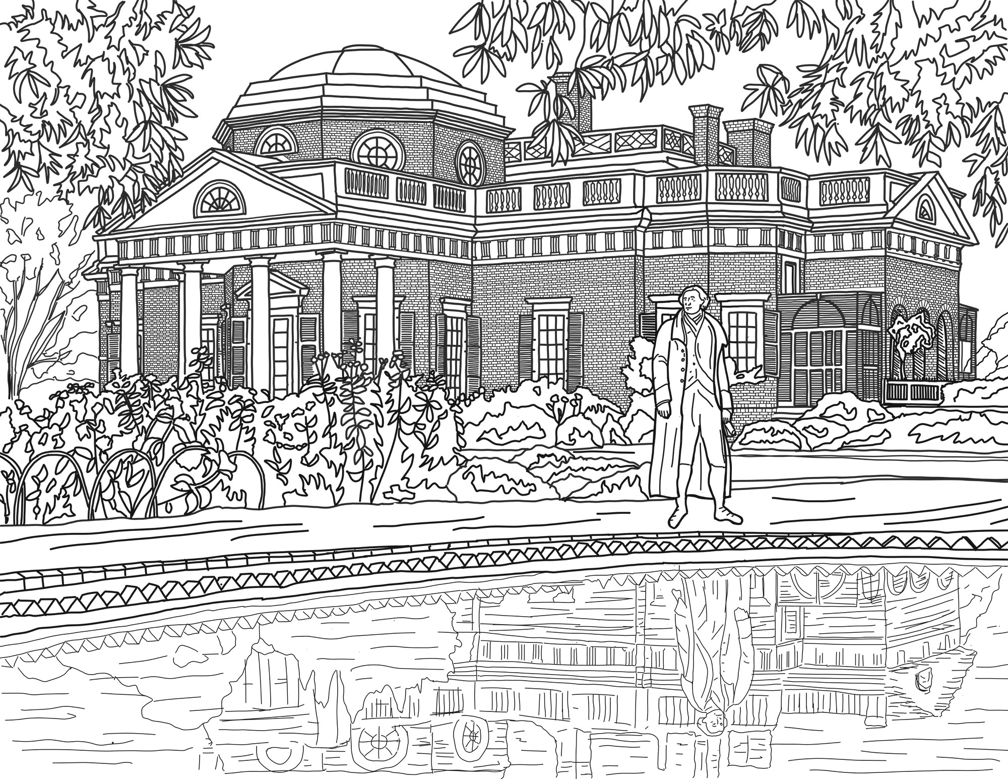 Color our collections thomas jeffersons