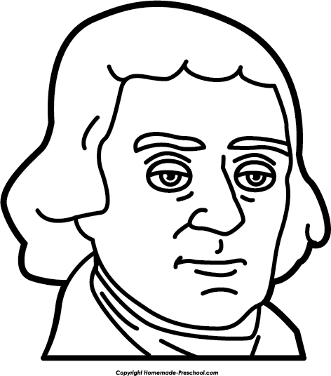 Free president thomas jefferson coloring page