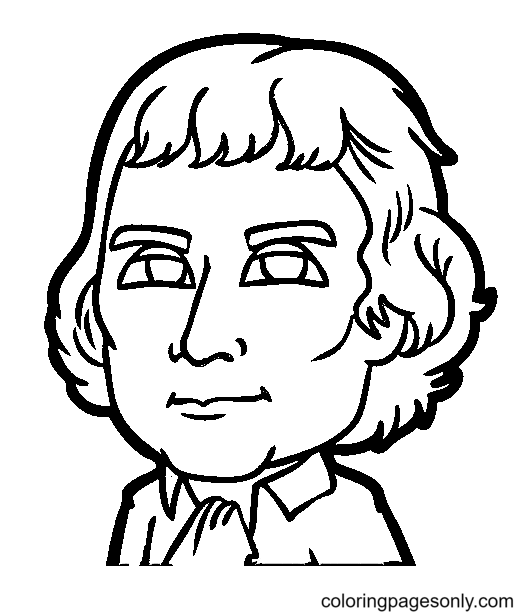 Thomas jefferson coloring pages printable for free download