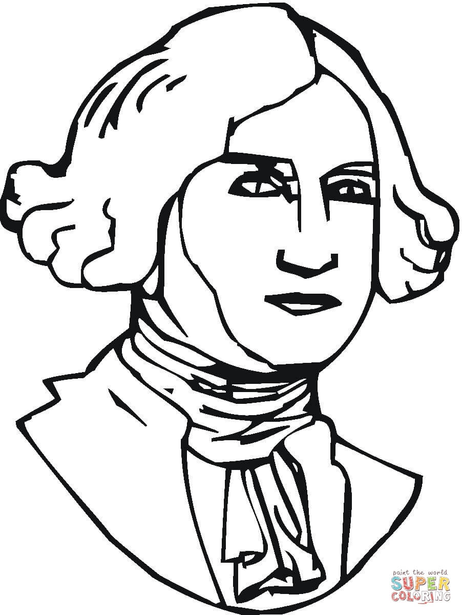 Thomas jefferson coloring