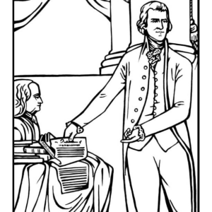 Thomas jefferson coloring pages printable for free download