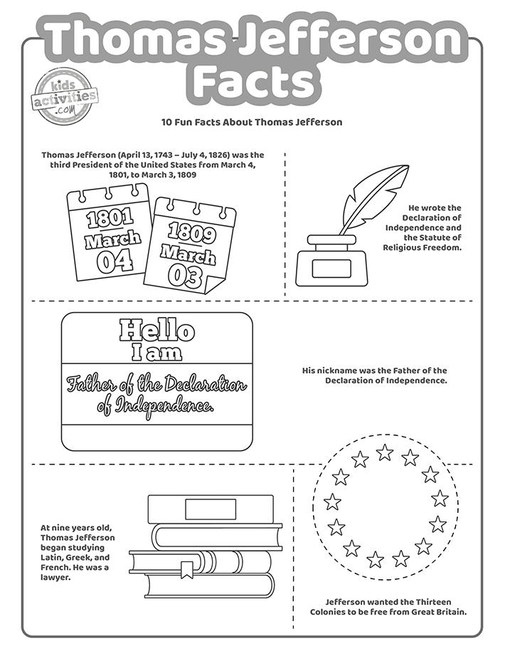 Interesting thomas jefferson facts you didnt know about you didnt know about kids activities blog