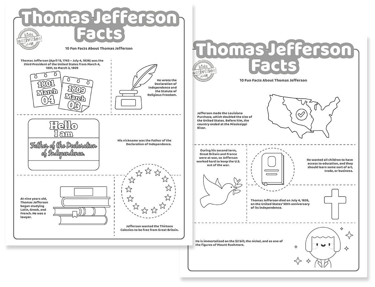 Interesting thomas jefferson facts you didnt know about you didnt know about kids activities blog