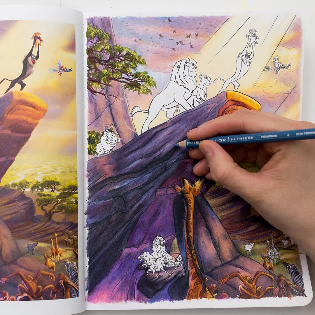 Lionlion king coloring page