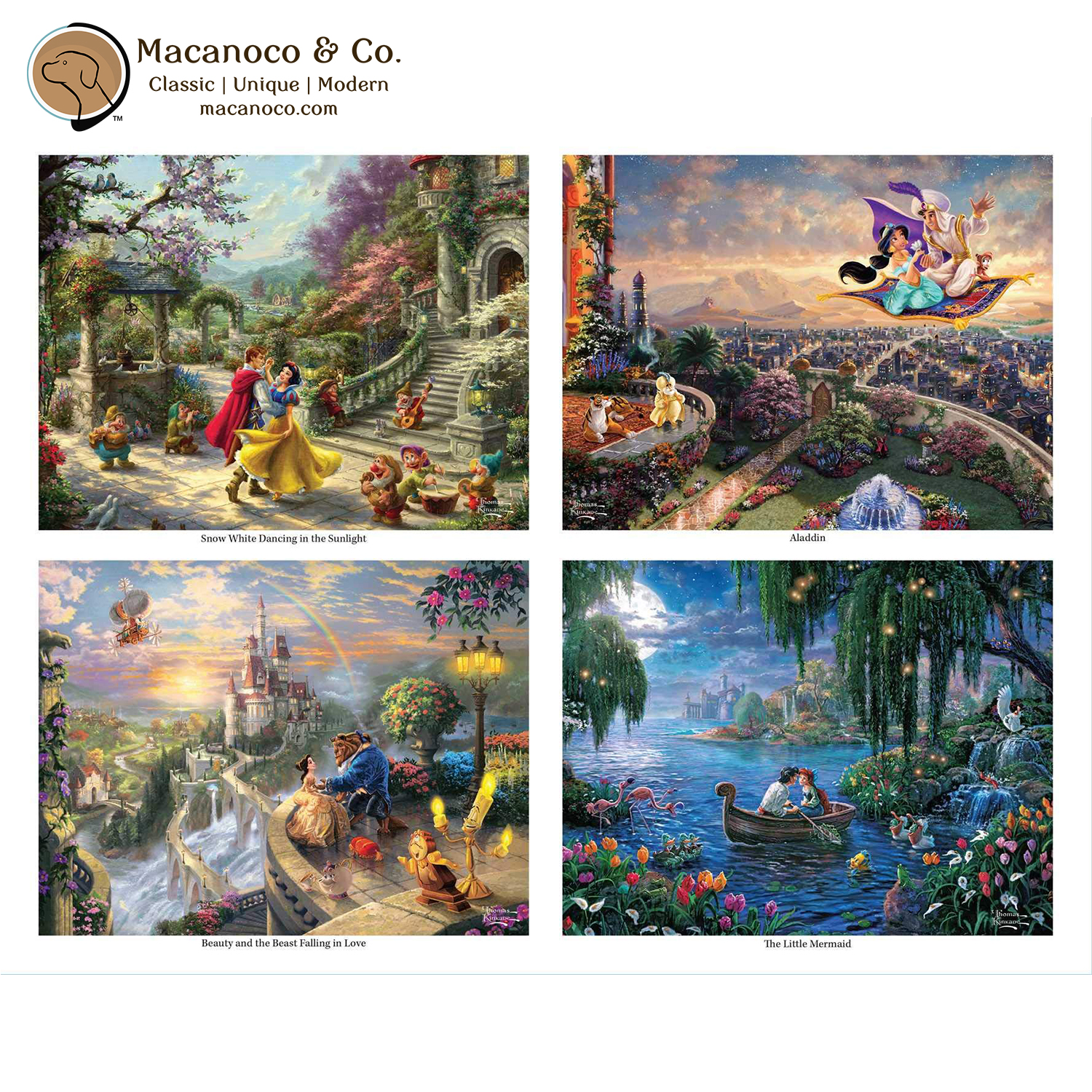 Disney dreams collection thomas kinkade studios disney princess coloring poster paperback book