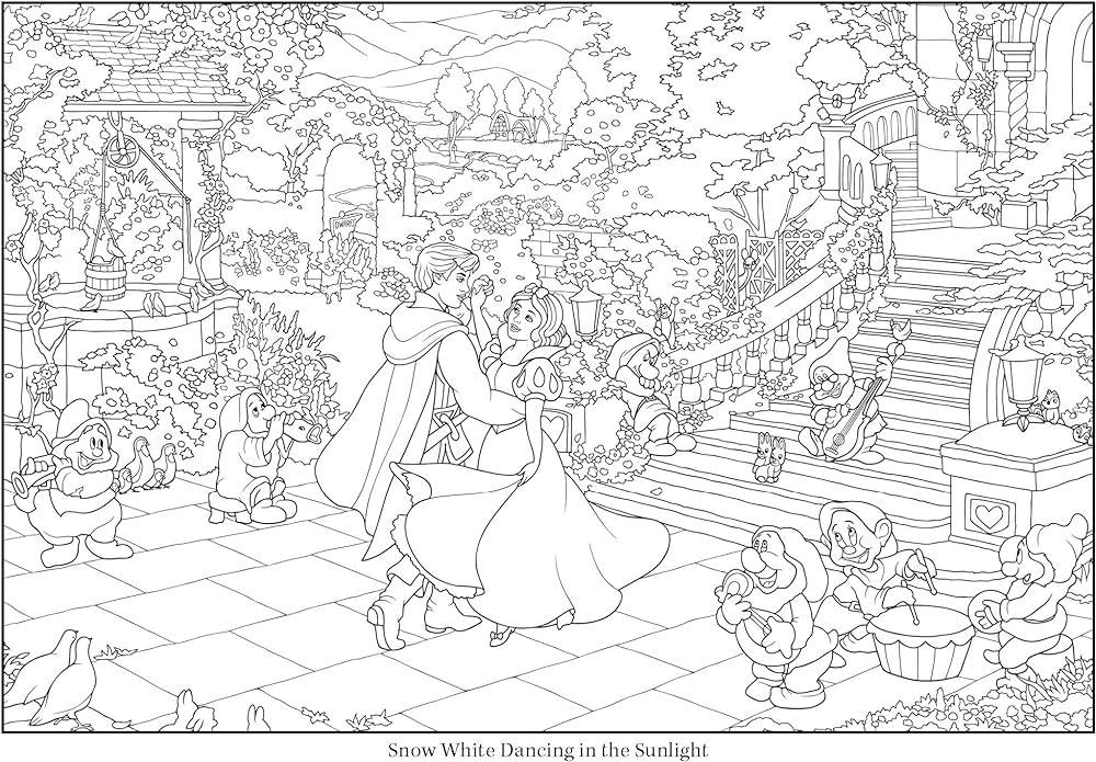 Disney dreams collection thomas kinkade studios disney princess color your own postcards kinkade thomas books