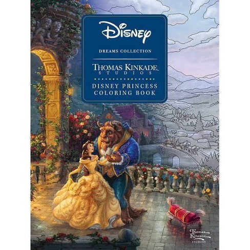 Disney dreams collection thomas kinkade studios disney princess coloring book