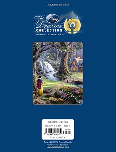 Disney dreams collection thomas kinkade studios coloring book paperback
