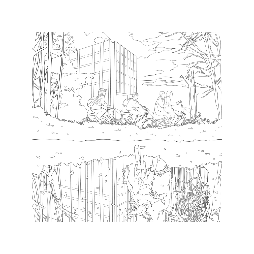 Stranger things official coloring book from penguin random house â urban general store