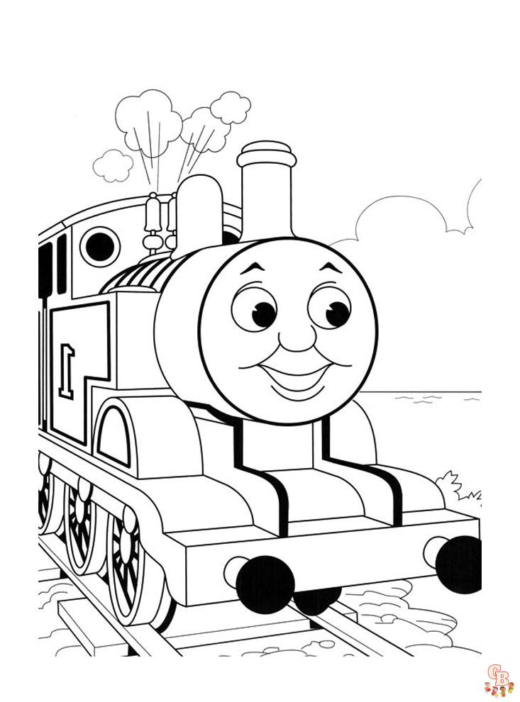 Thomas coloring pages free printable and easy to color