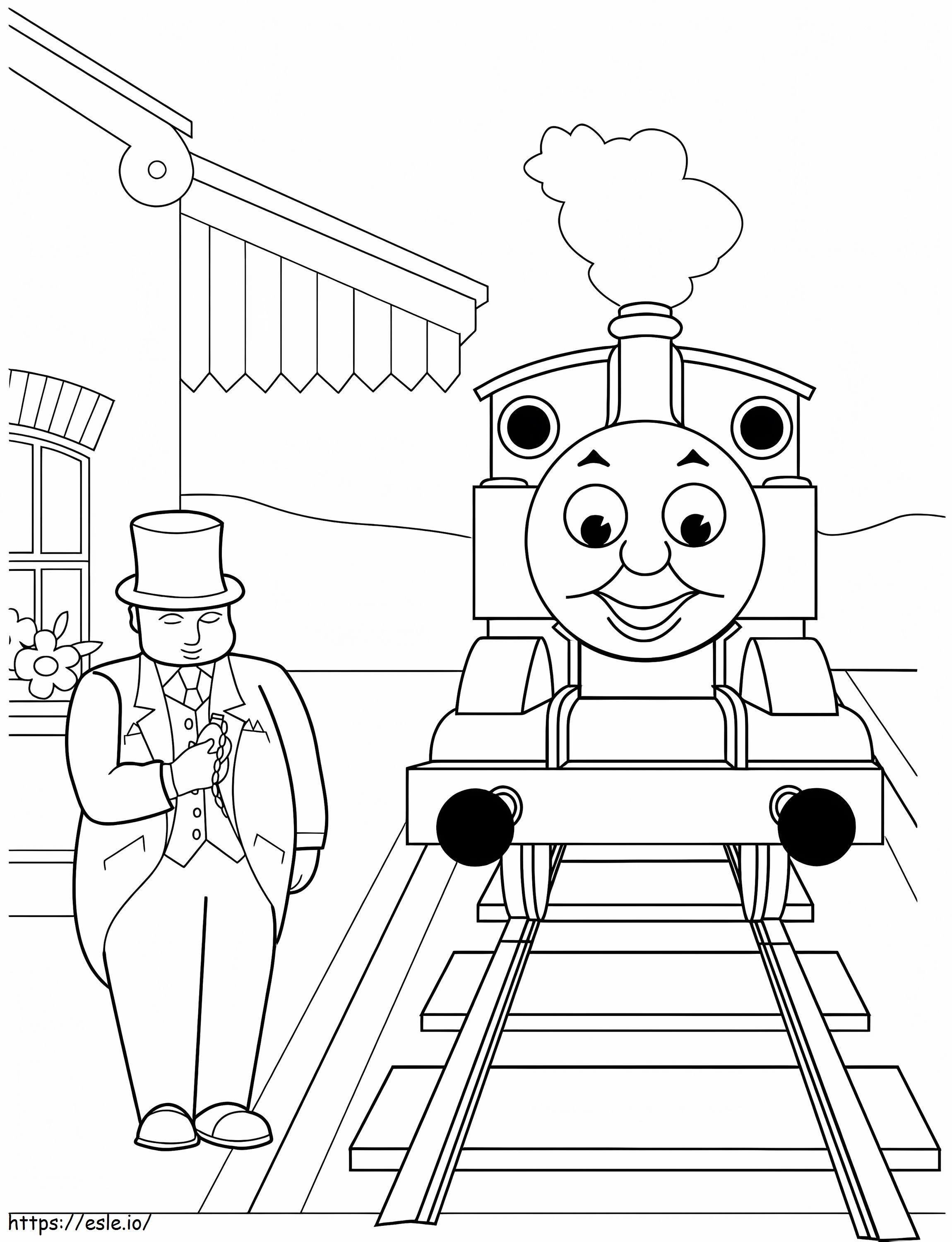 Thomas the train coloring page coloring page