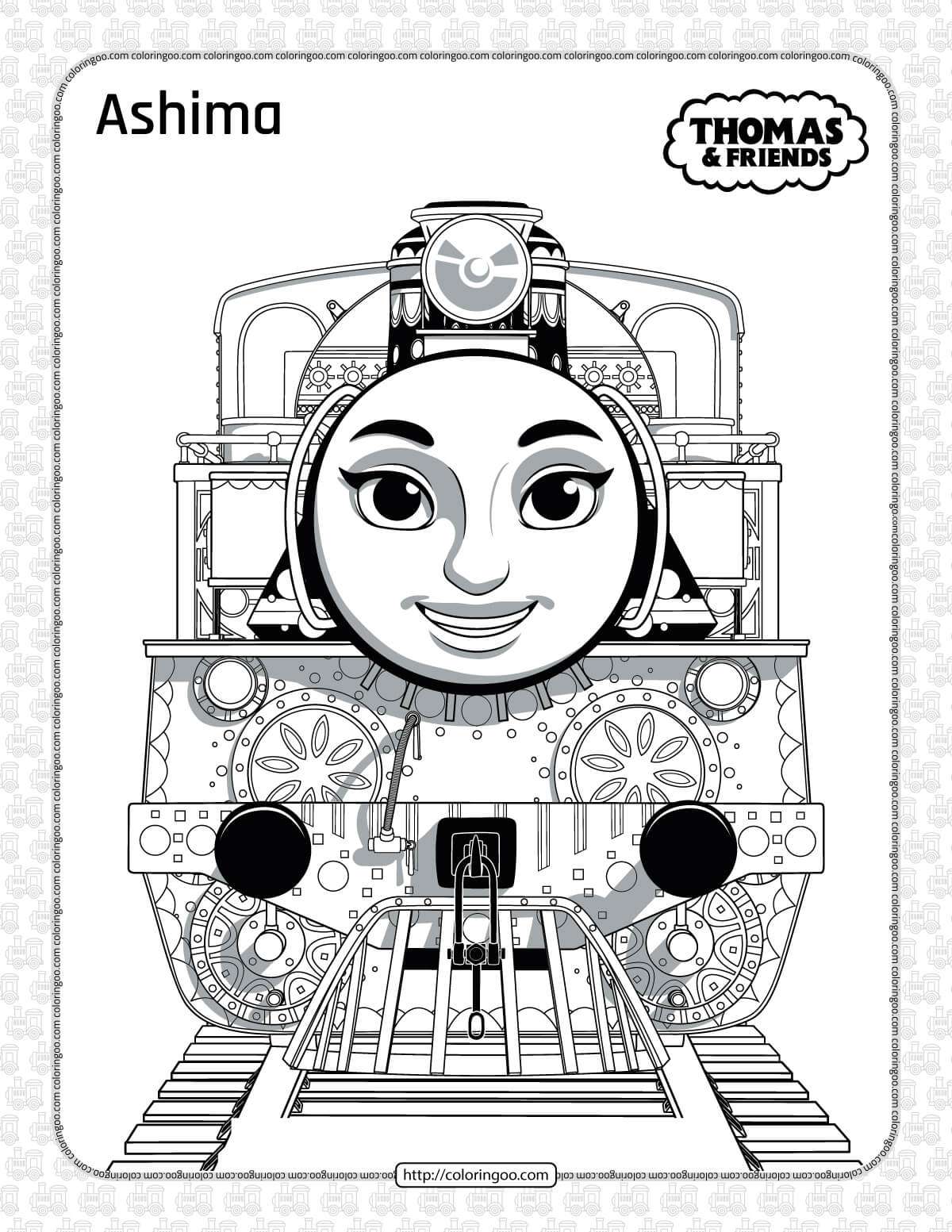 Thomas and friends coloring pages