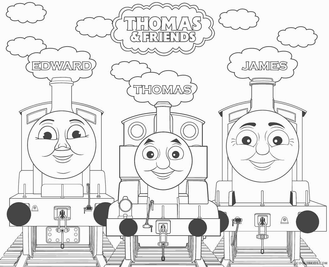 Free printable thomas the train coloring pages for kids