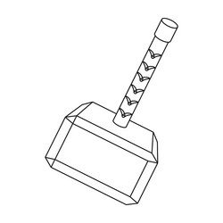 Mjolnir vector images over
