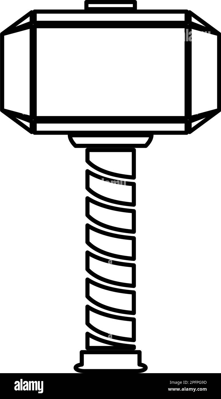Mjolnir stock vector images