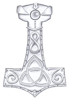 Thors hammer designs ideas thor thors hammer thor hammer tattoo