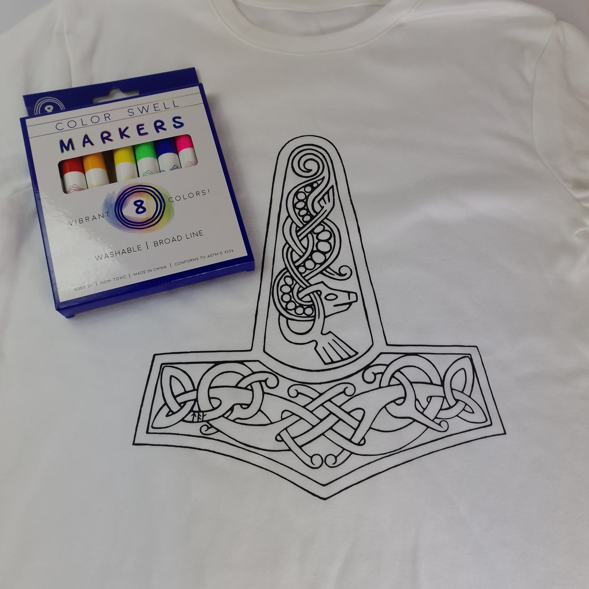 Kids colour in again and again t