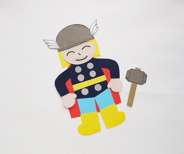Paper craft thor