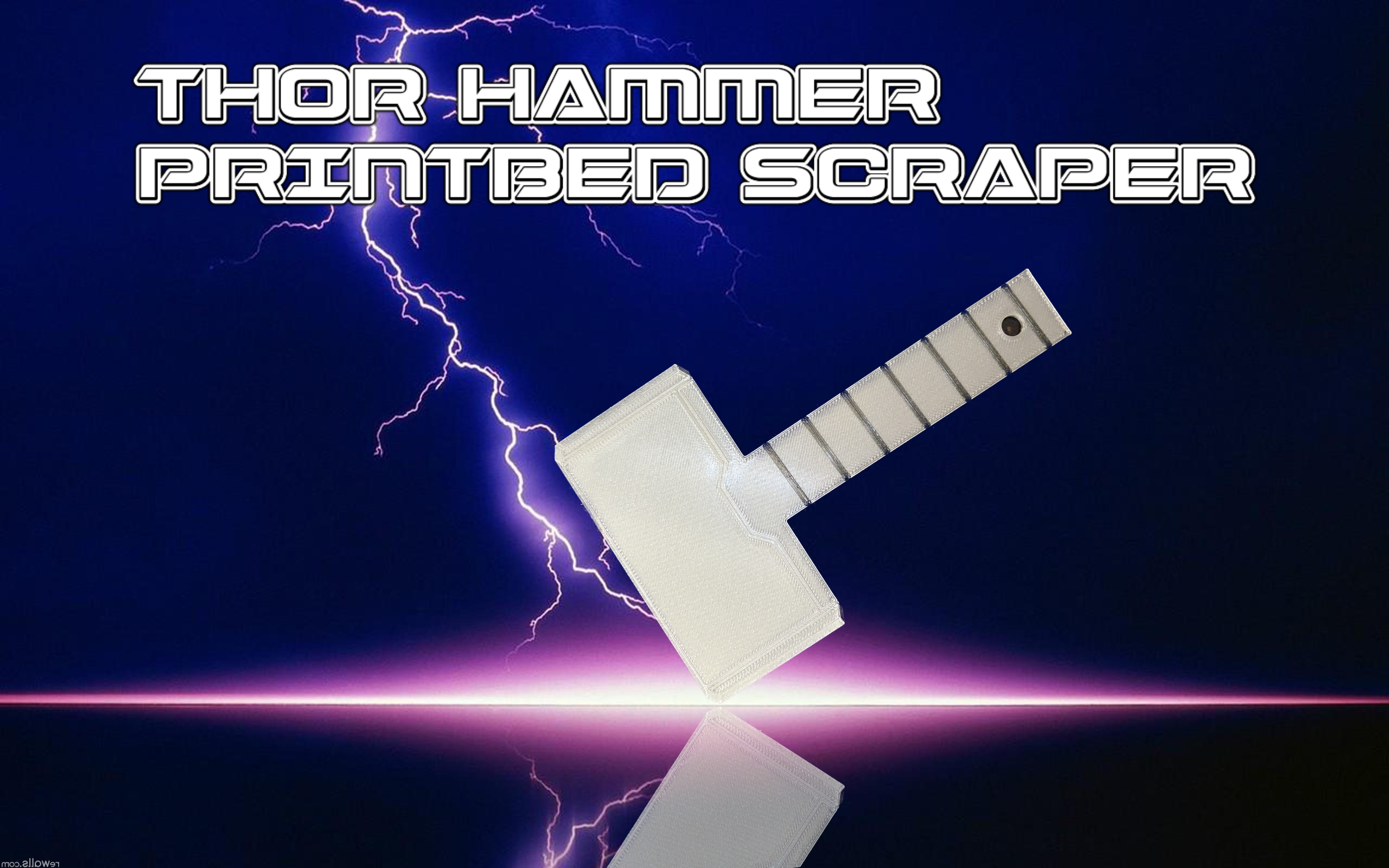 Thor hammer printbed scraper by rydr download free stl model