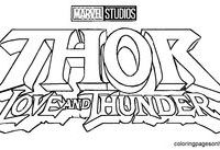 Thor love and thunder coloring pages ideas thor coloring pages marvel thor