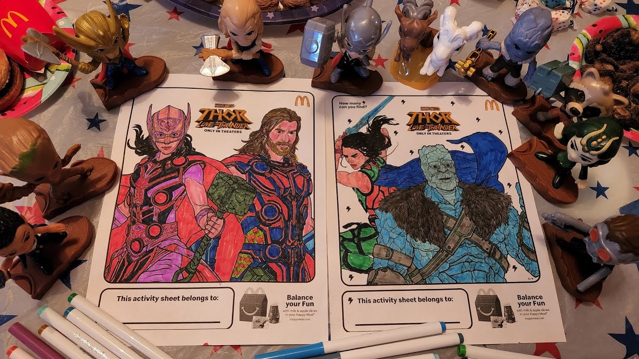 Mcdonalds happy meal thor love and thunder