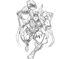Color ideas coloring pages thor drawing super coloring pages